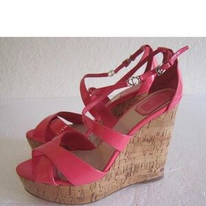DIOR EXCAPADE WEDGE CORAIL SIZE 7.5 (euro 37.5)